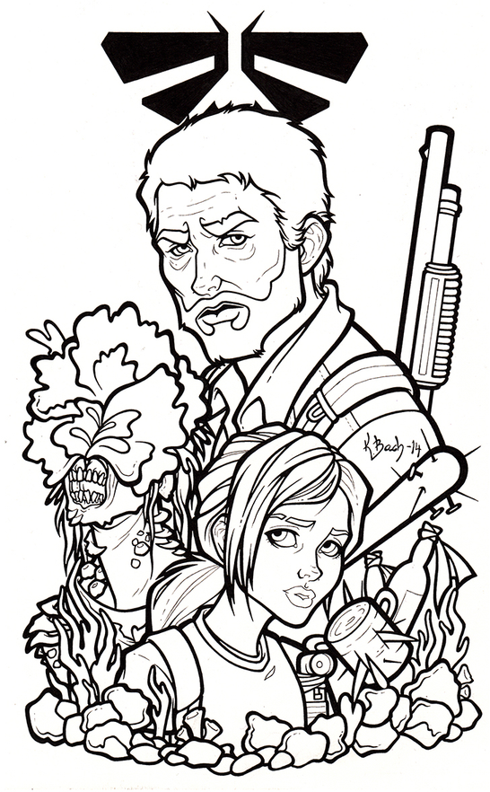 The Last Of Us Coloring Pages 6