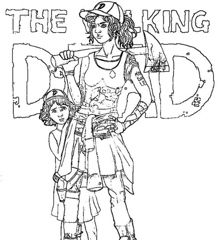 The Walking Dead Coloring Pages To Print 4