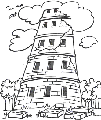 Tower Of Babel Coloring Pages Free 2