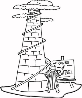 Tower Of Babel Coloring Pages Free 7