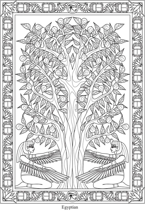 Tree Of Life Coloring Pages For Adults 1