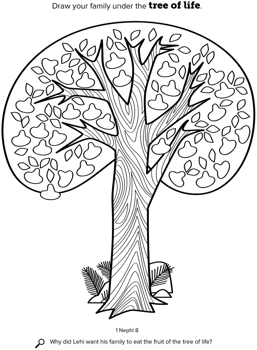 Tree Of Life Coloring Pages For Adults 10