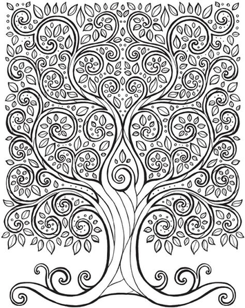 Tree Of Life Coloring Pages For Adults 3