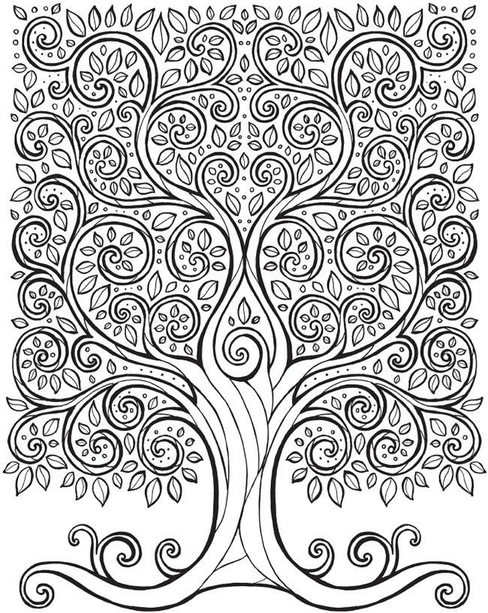 Tree Of Life Coloring Pages For Adults 7
