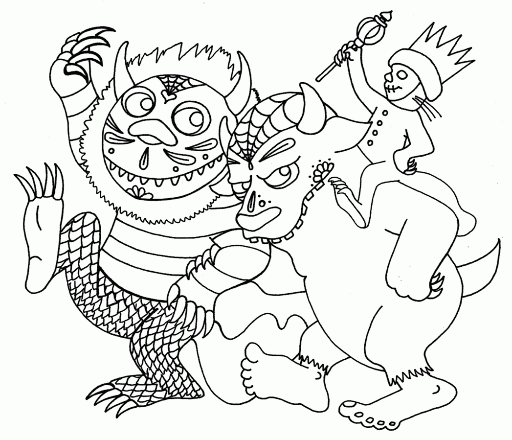 Where The Wild Things Are Coloring Pages Printable 5