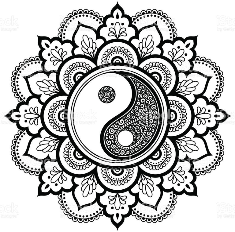 Yin Yang Coloring Pages For Adults 3