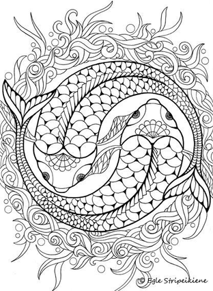 Yin Yang Coloring Pages For Adults 6