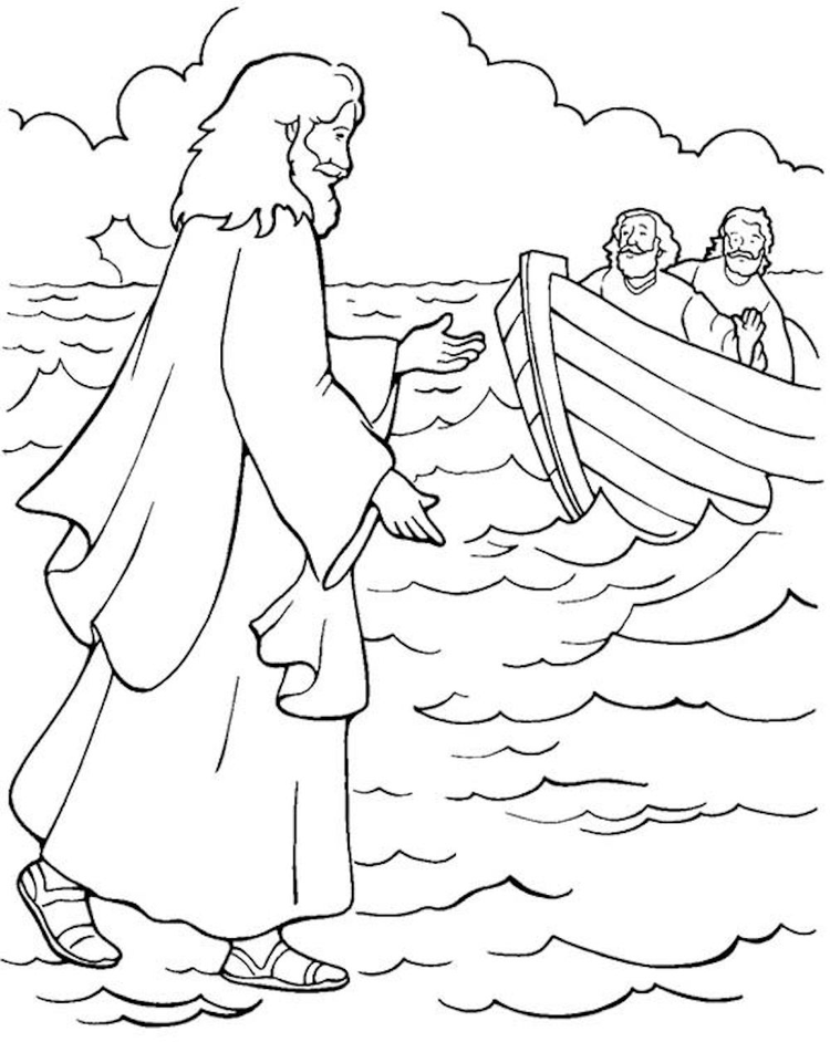 free bible story coloring pages for preschoolers
