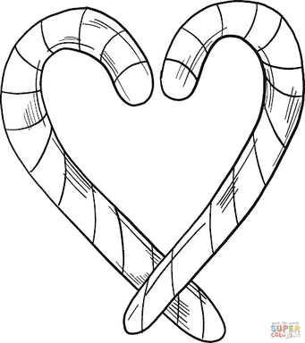 free printable coloring pages of candy canes 1