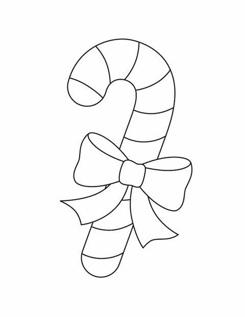 free printable coloring pages of candy canes 5