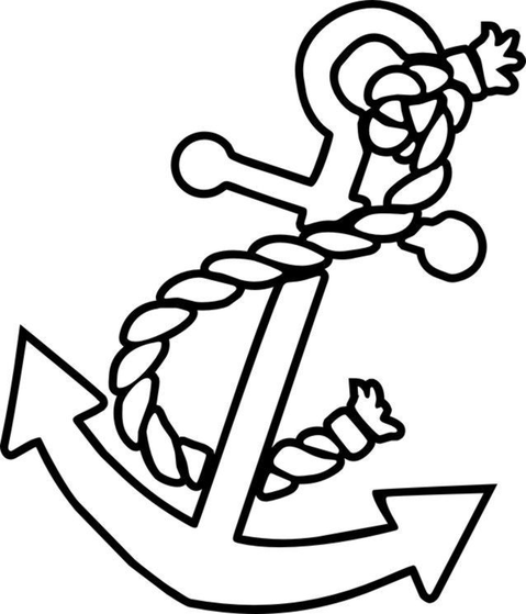 navy anchor coloring pages 3