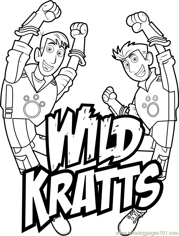 wild kratts coloring pages online 1