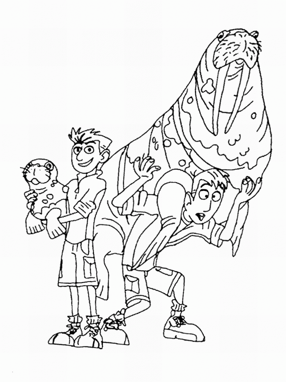 wild kratts coloring pages online 5