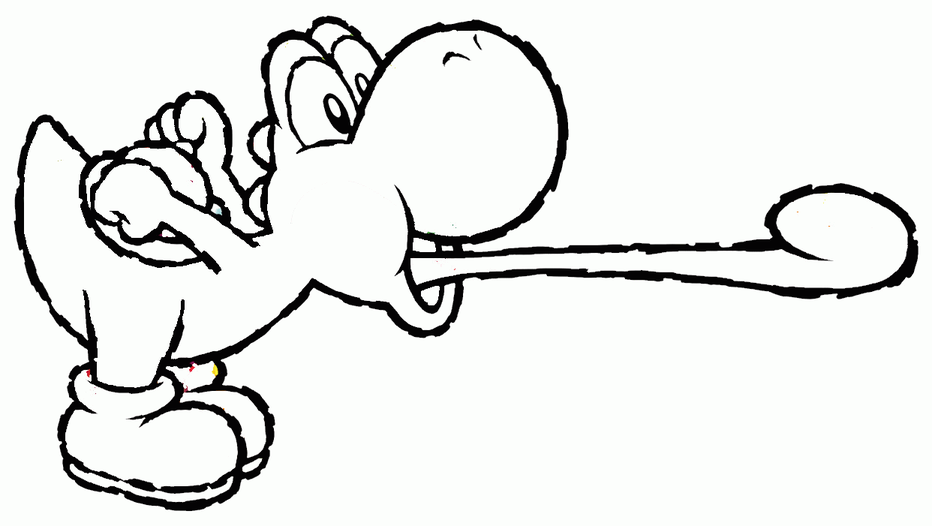 yoshi free coloring pages 5