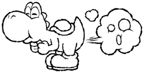 yoshi free coloring pages 6